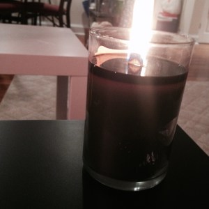 I wish you could hear the crackle